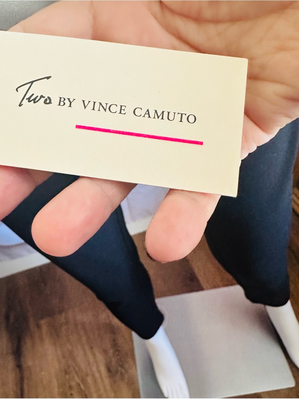 Two by Vince Camuto Black Skinny Ankle Pants - Picture 6 of 8
